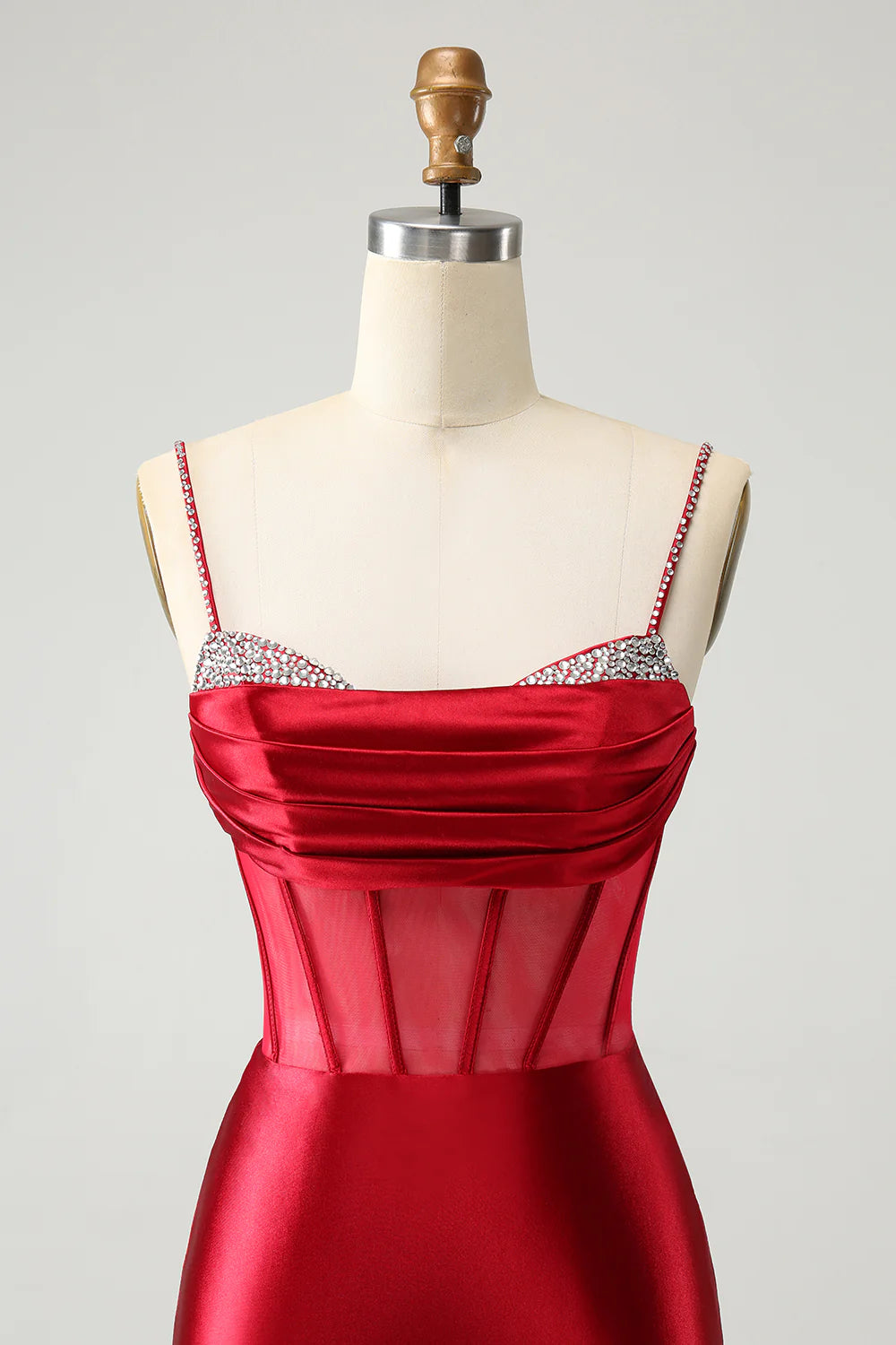 Wholesa Glitter Corset Beaded Tight Party Dress Homecoming Dresses