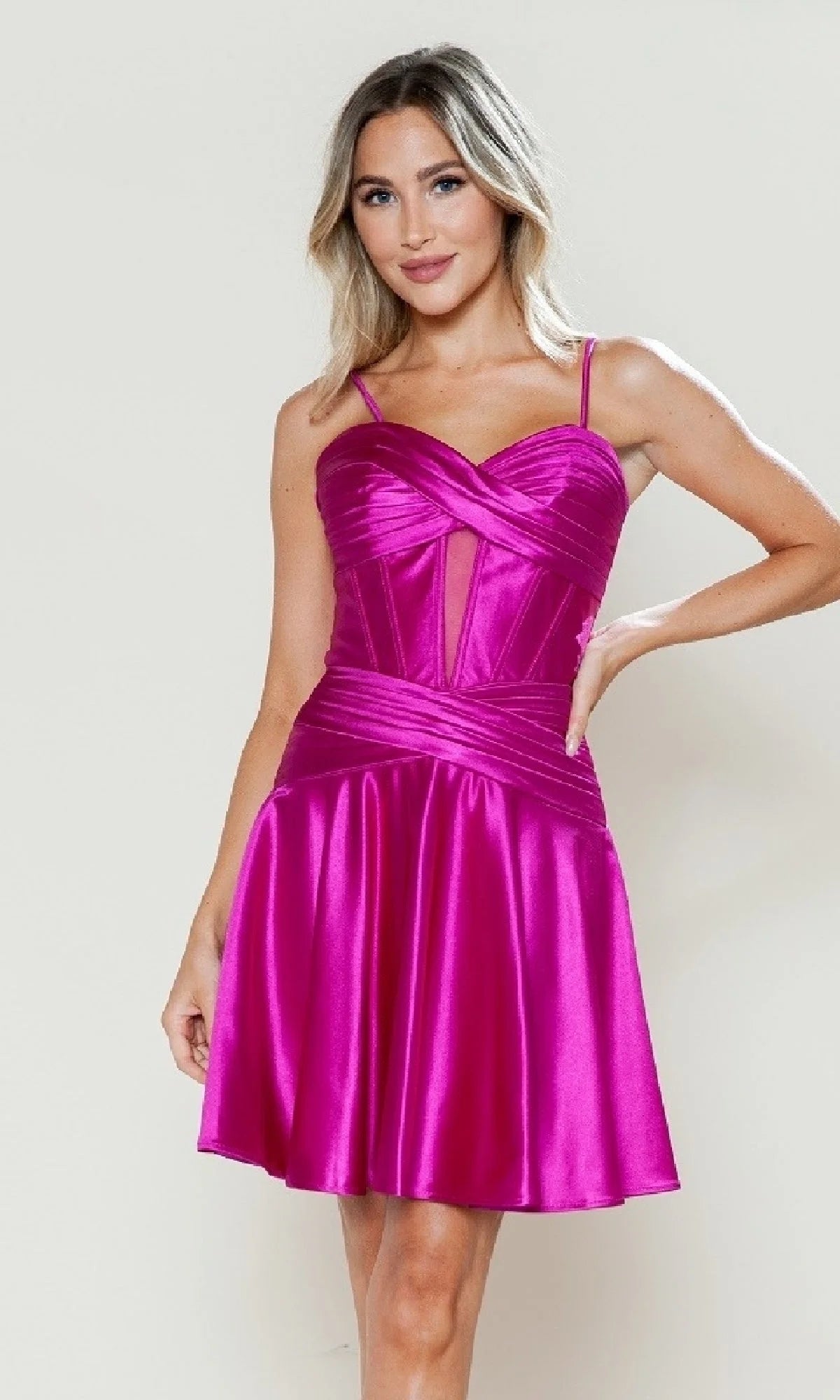 Dazzling A-Line Sweetheart Sleeveless Ruched Flirty Royal Blue Short Homecoming Dress
