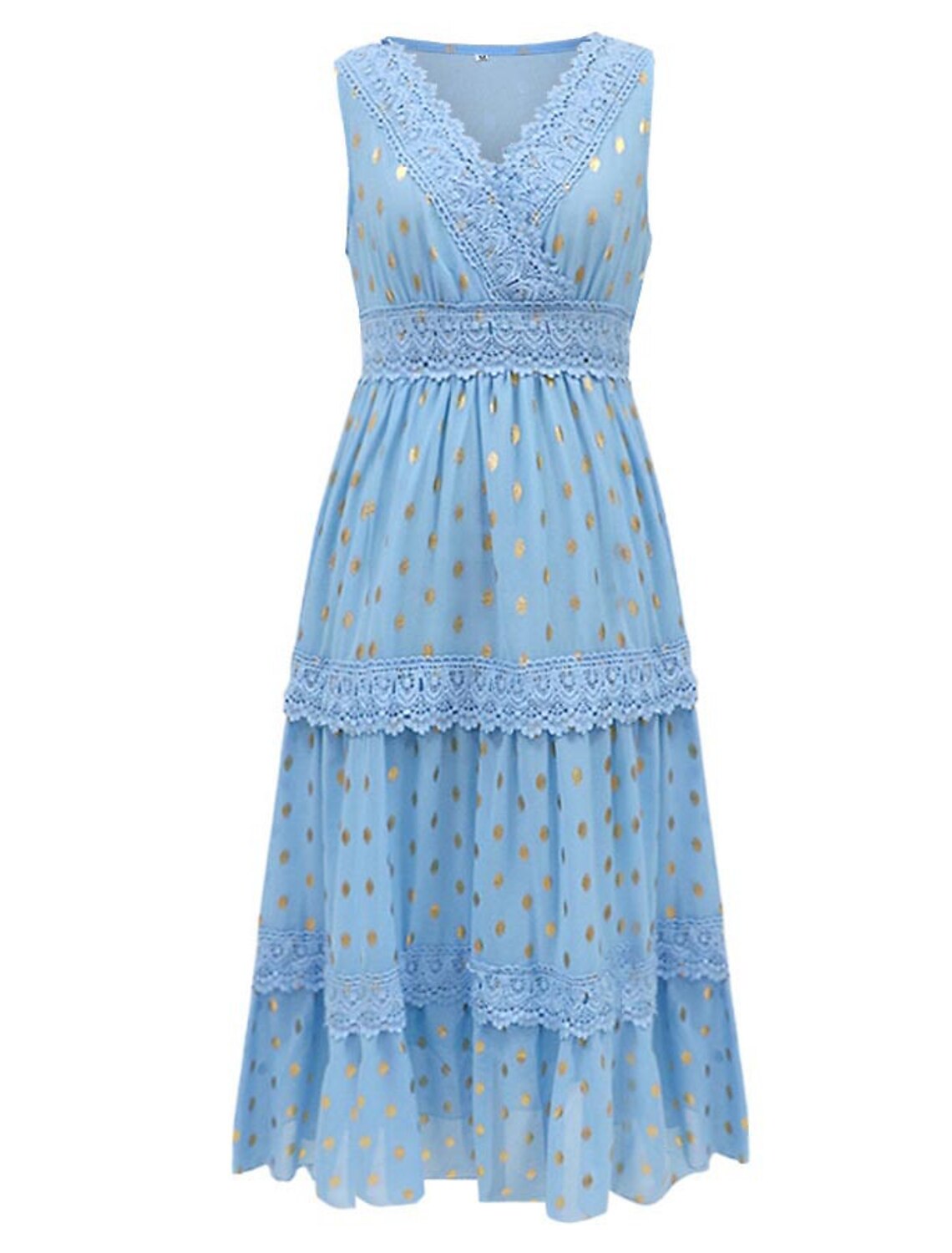 Elegant Boho Beach Little White A-Line Chiffon Wedding Dress.