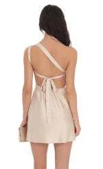 Elegant A-Line One-Shoulder Sleeveless Chic Black Mini Homecoming Dress