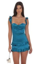 Elegant A-Line Sweetheart Sleeveless Ruffled Corset Pink Mini Homecoming Dress Women's Attire