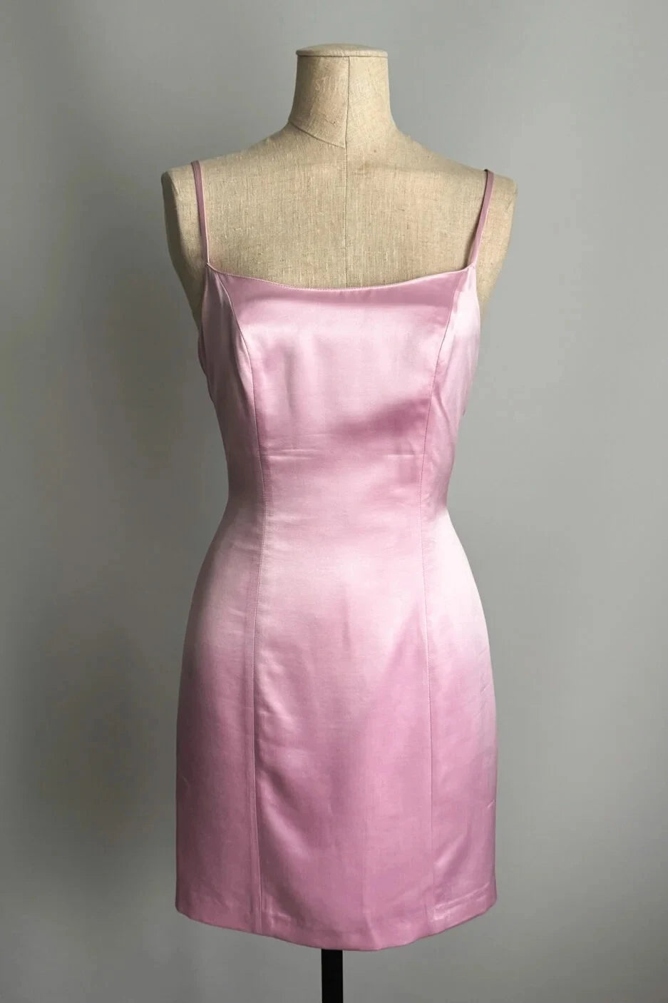 Elegant Bodycon Square Neck Sleeveless Chic Draped Dusty Pink Mini Homecoming Dress