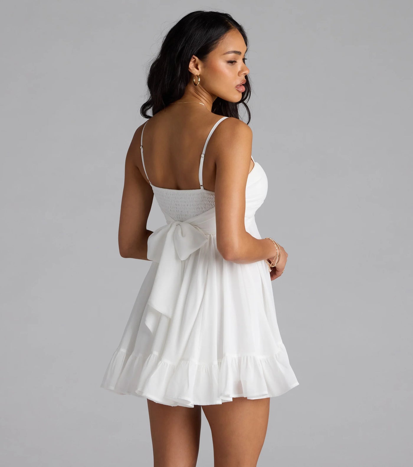 babydoll homecoming dress Ivory - Mini Dress Why You'll Love the Ava Presleys Homecoming magic L8074 Color:Red/Light Pink