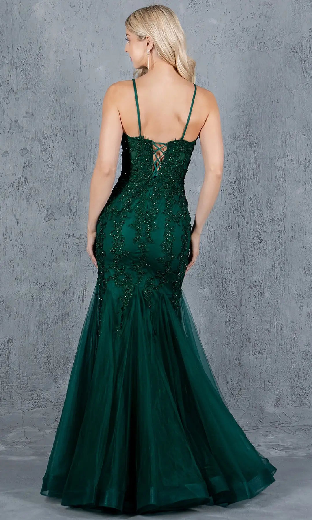 Elegant Mermaid Sweetheart Sleeveless Beaded Corset Emerald Long Prom Dresses Gown