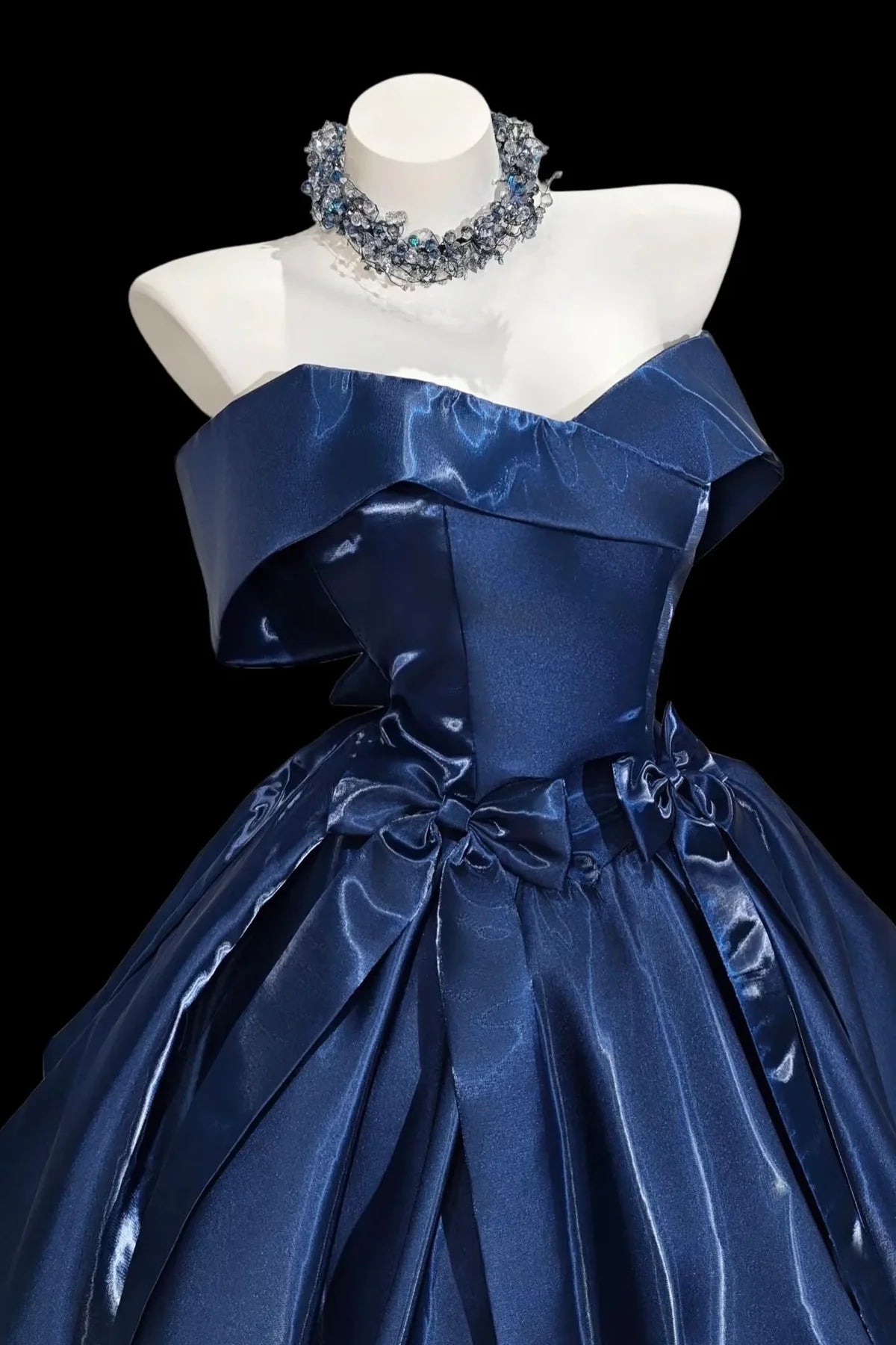 Elegant Shimmering A-line Fold-over Off-the-Shoulder Sweetheart Sleeveless Short Homecoming Dress