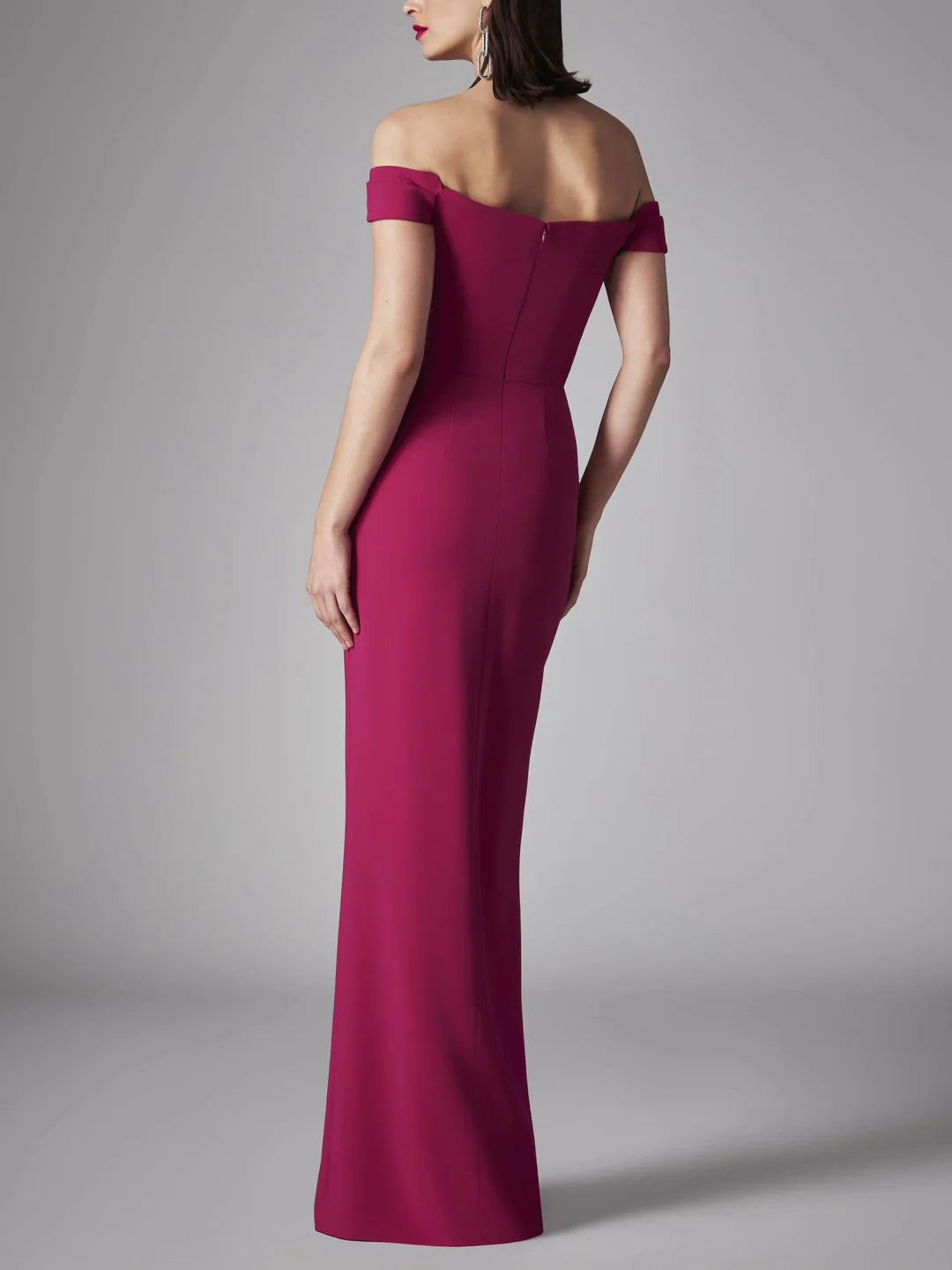 Wholesa A-Line Strapless Sleeveless Floor-Length Evening Dress