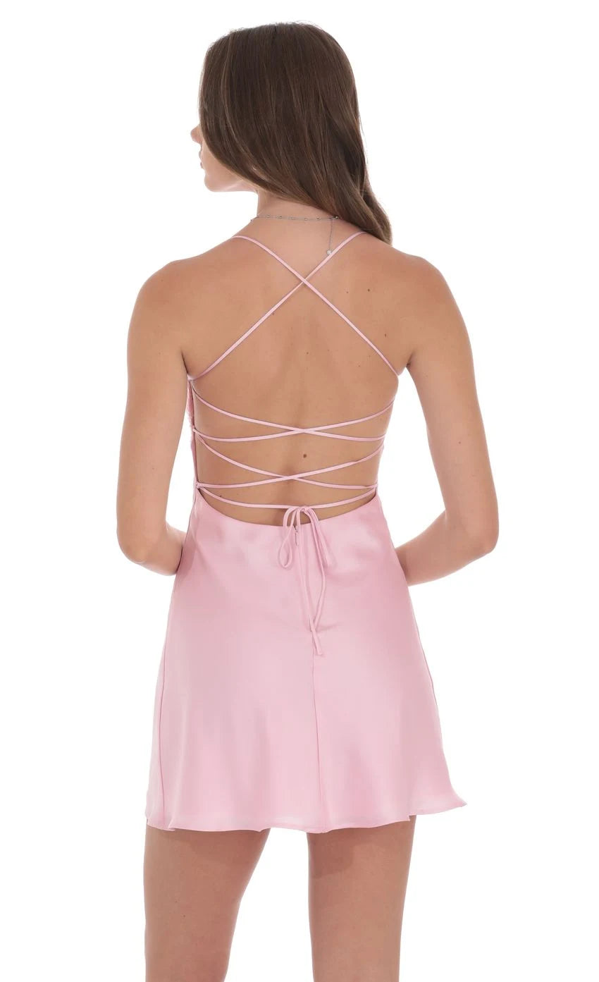 Glamorous A-Line Sweetheart Sleeveless Sequin Ruched Baby Pink Mini Homecoming Dress