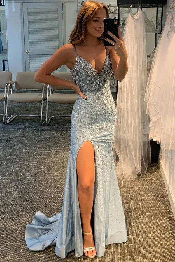 Wholesa Mermaid Prom Dresses With Slit