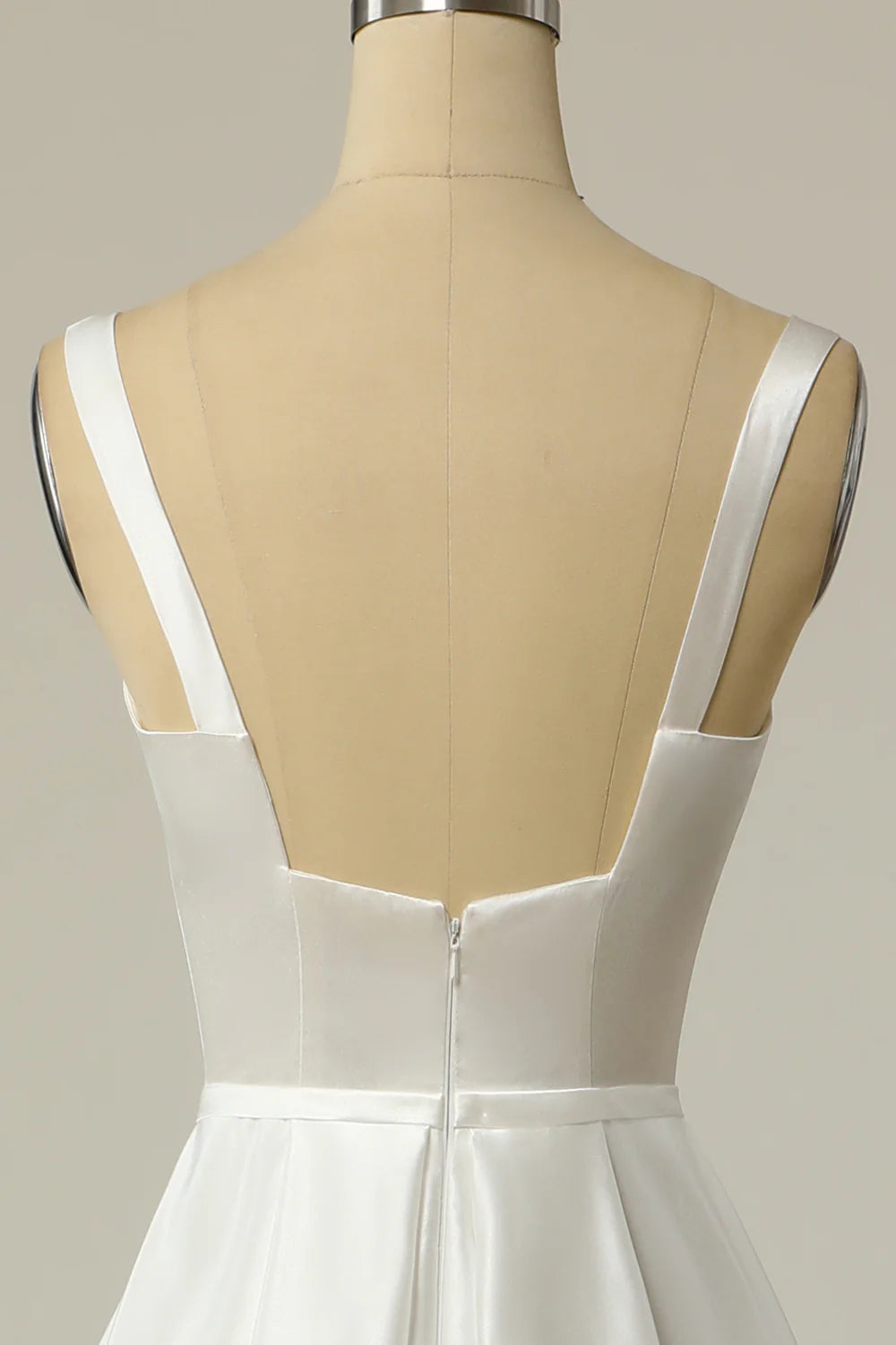 Wholesa A Line Square Neck Long Wedding Dress