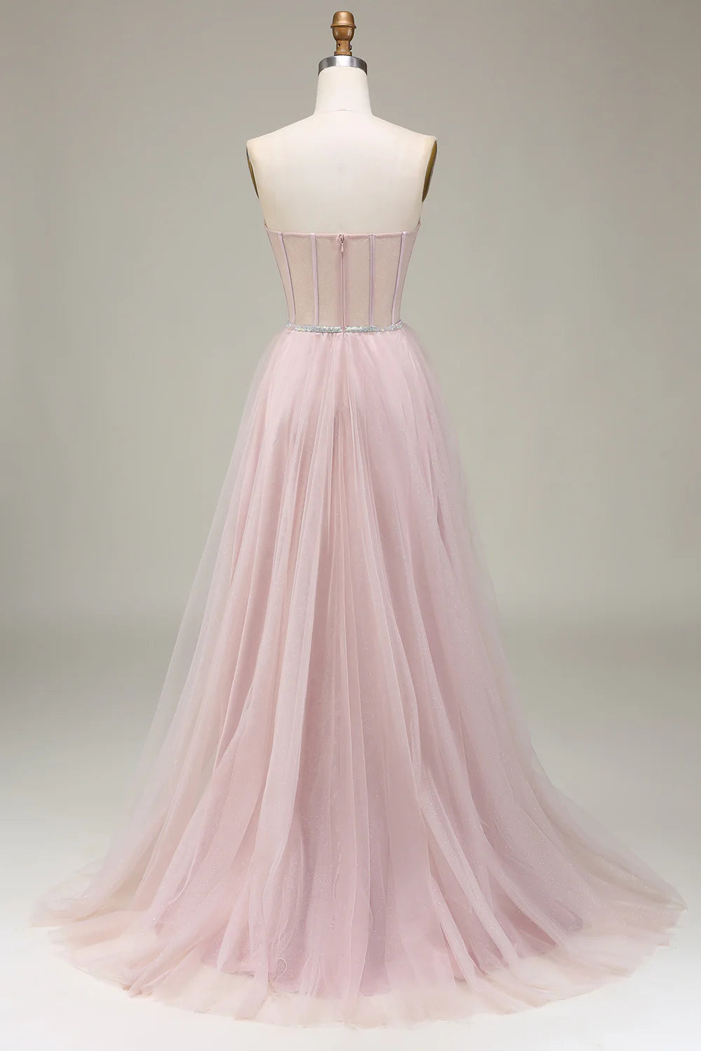 Wholesa Tulle Sweetheart Prom Dress with Corset