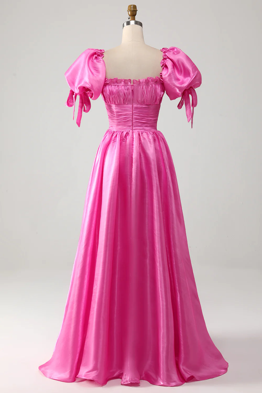 Wholesa Hot Pink Prom Dress with Ruffles