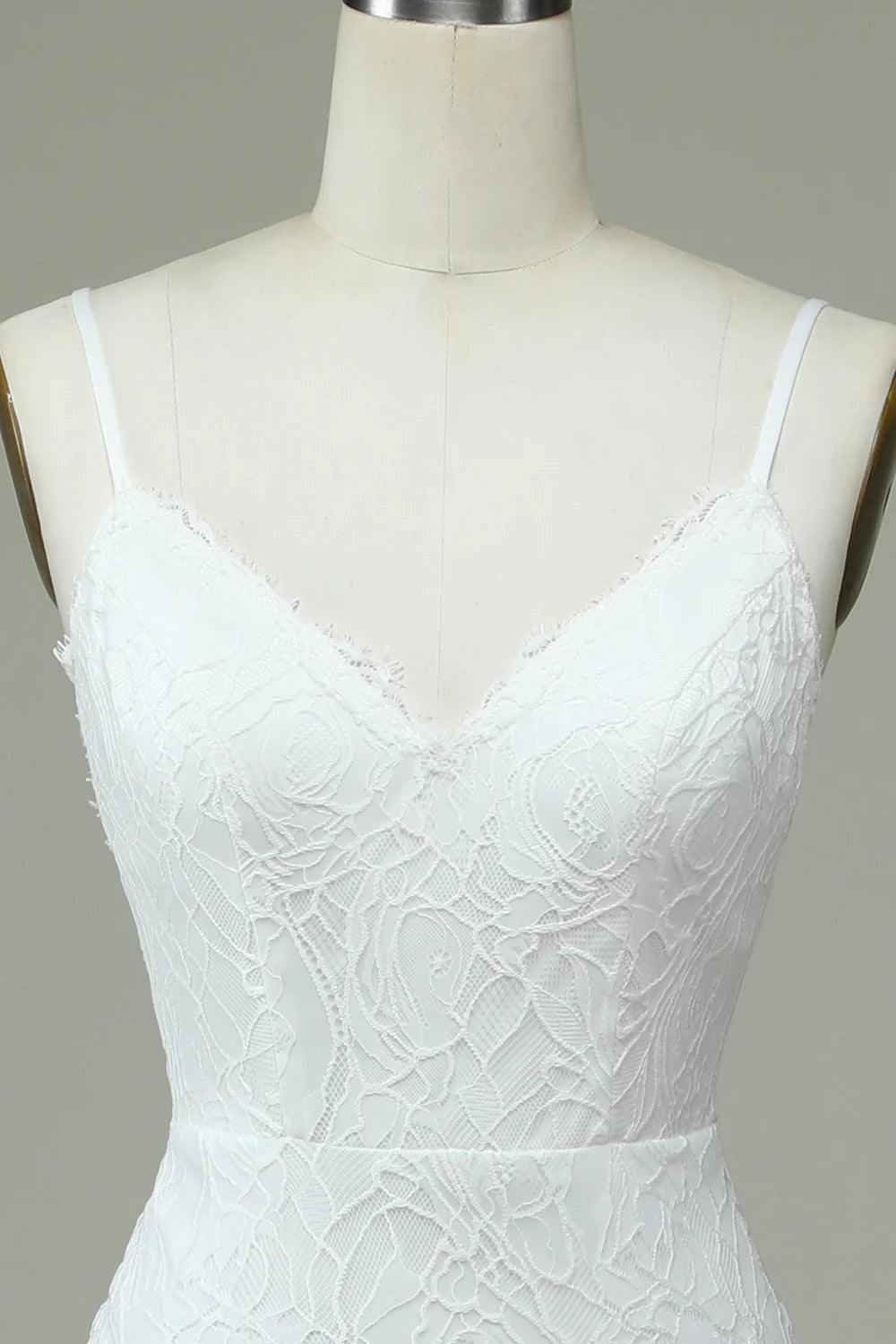 Wholesa Mermaid Lace Backless Wedding Dress