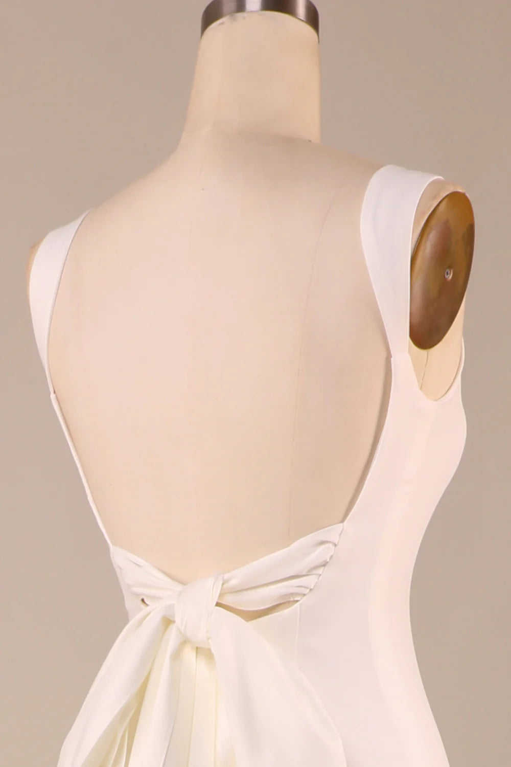 Wholesa Mermaid Wedding Dress with Back Bowknot