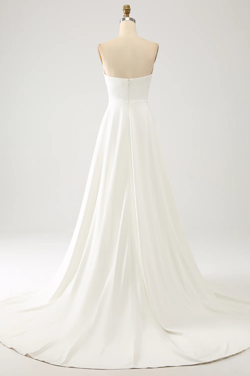 Wholesa A Line Long Chiffon Wedding Dress With 3D Butterflies Long Sleeves