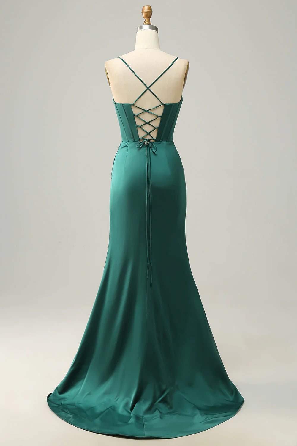 Wholesa Mermaid Prom Dress Spaghetti Straps