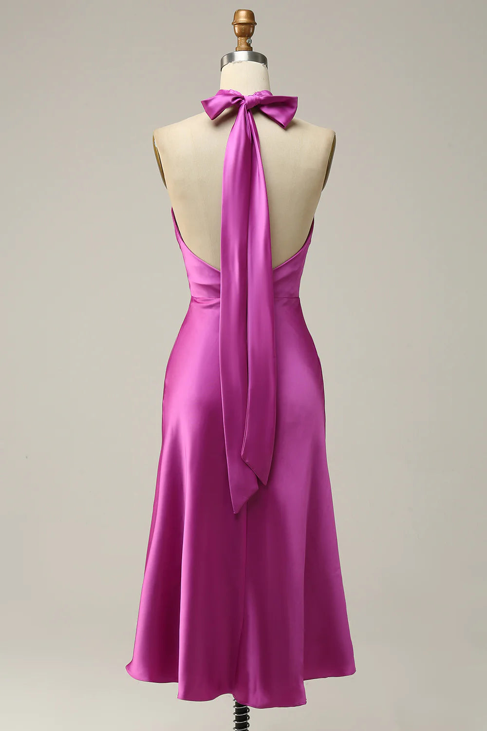 Wholesa Satin Bridesmaid Dress