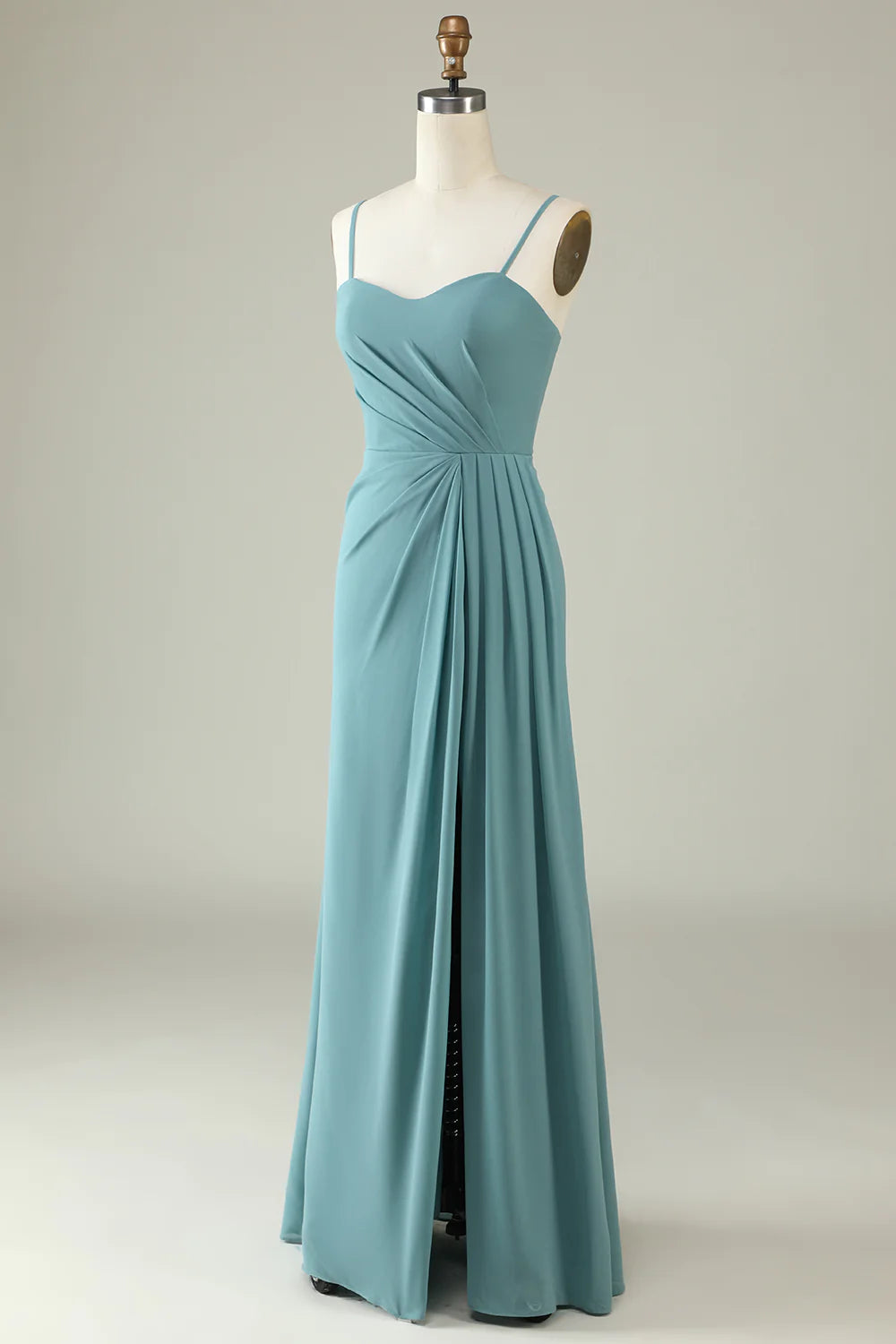 Wholesa Long Chiffon Bridesmaid Dress