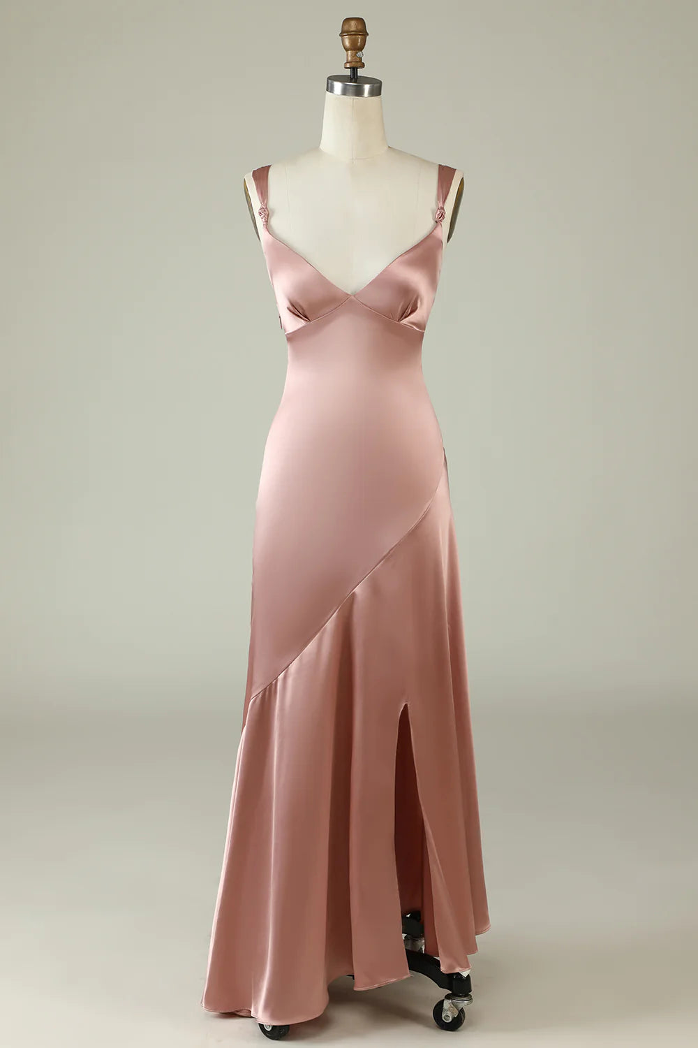 Wholesa Asymmetrical Bridesmaid Dress with Slit