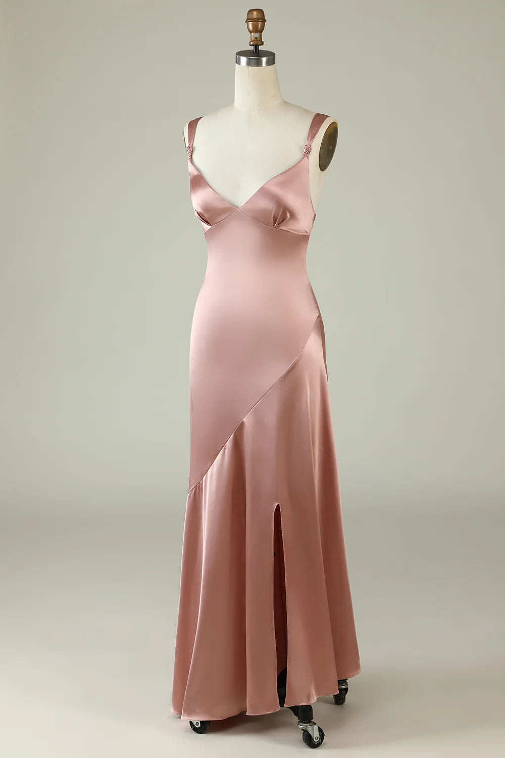 Wholesa Asymmetrical Bridesmaid Dress with Slit