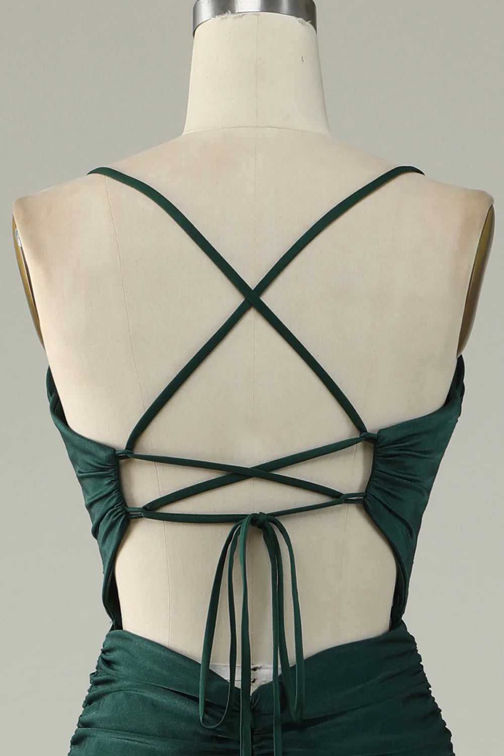 Wholesa Mermaid Spaghetti Straps Long Prom Dress