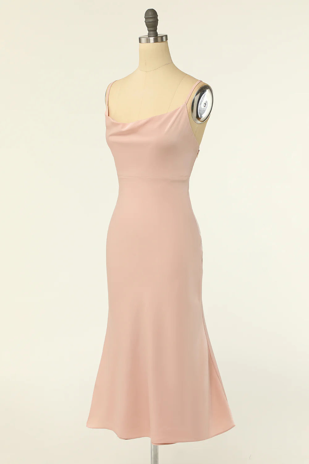 Wholesa Sheath Spaghetti Straps Bridesmaid Dress