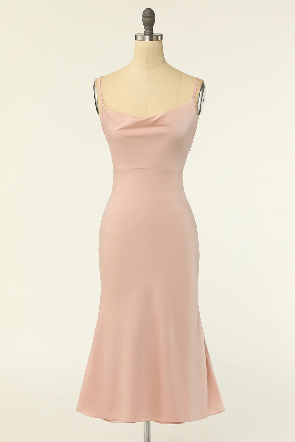 Wholesa Sheath Spaghetti Straps Bridesmaid Dress