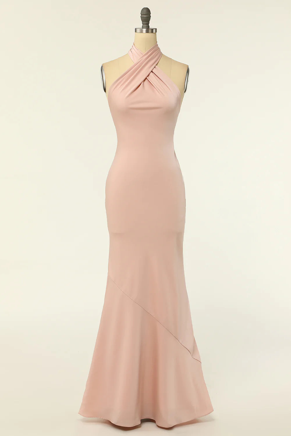 Wholesa Mermaid Long Bridesmaid Dress with Backless