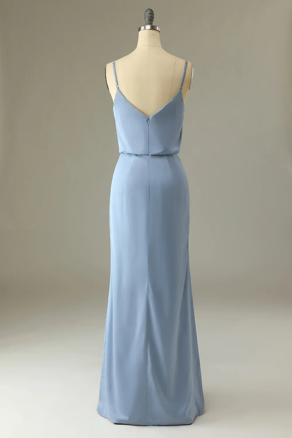 Wholesa Spaghetti Straps Long Bridesmaid Dress