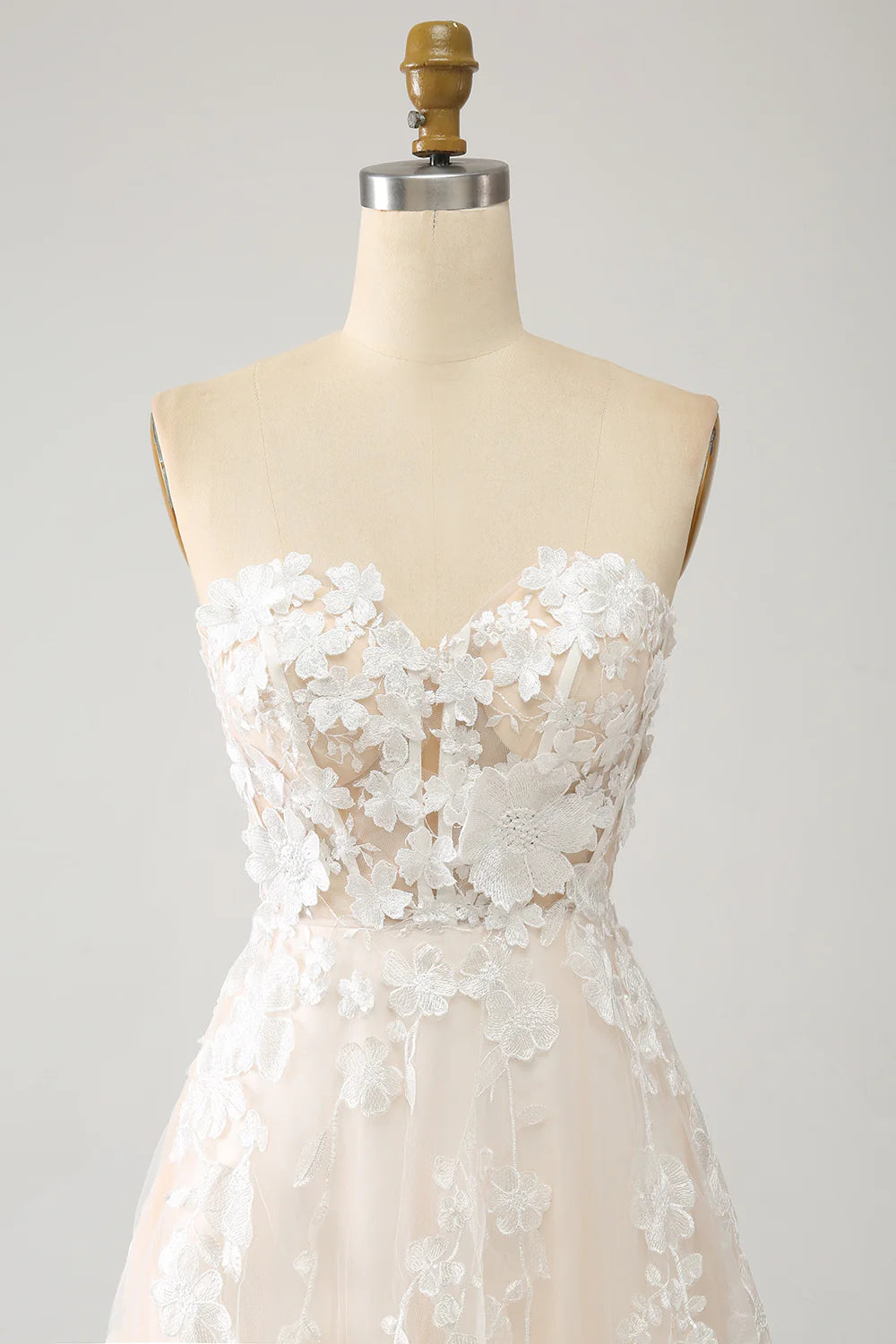 Wholesa A Line Long Corset Wedding Dress