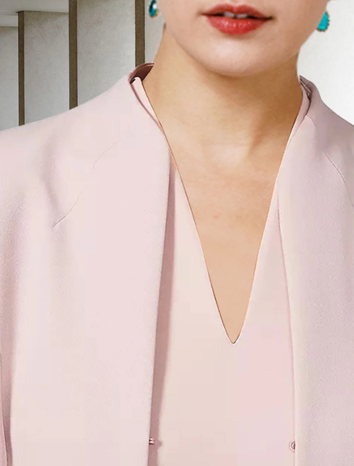 wholesale  Two Piece A-Line Mother of the Bride Dress Wedding Guest Church Elegant V Neck Knee Length Chiffon Short Sleeve Jacket Dresses with Solid Color Fall