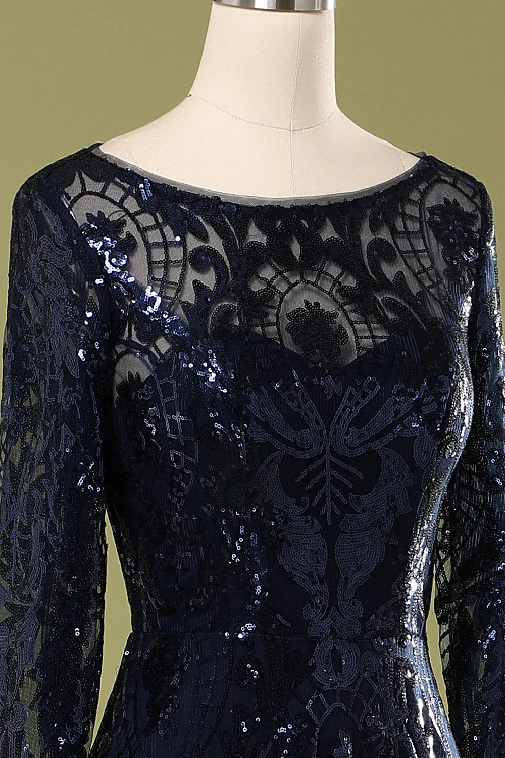 Wholesa A-line Long Sleeves Mother of the Bride Dresses