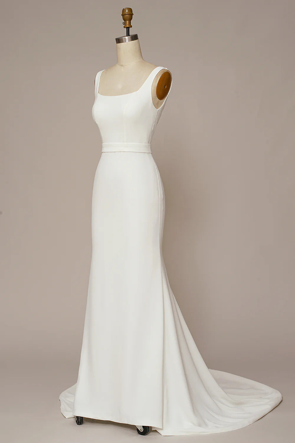 Wholesa Mermaid Square Wedding Dress
