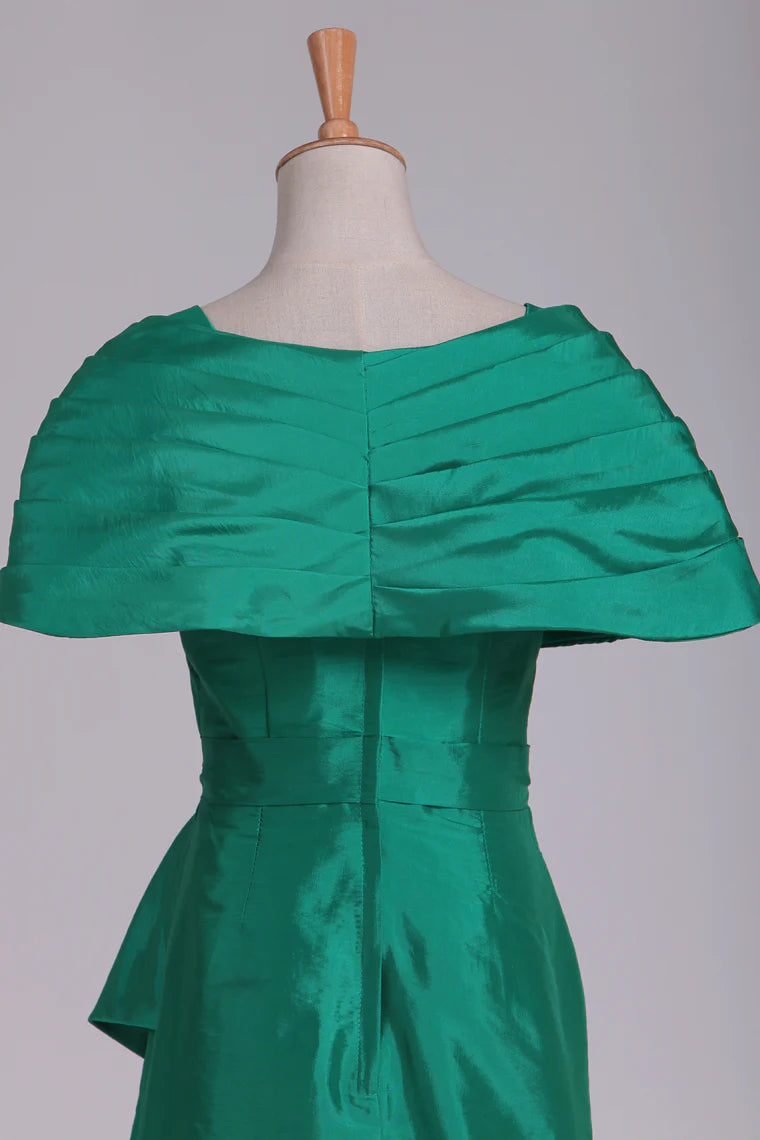 Wholesa Sheath/Cloumn V Neck Knee Length Mother Of The Bride Dress