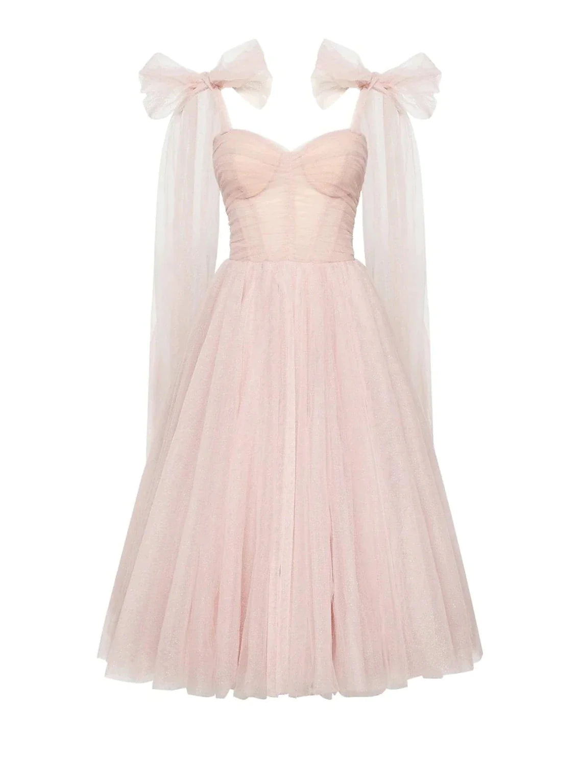 Wholesa Ball Gown Cocktail Dresses Corsets Dress Graduation Birthday Tea Length Sleeveless Square Neck Tulle with Glitter
