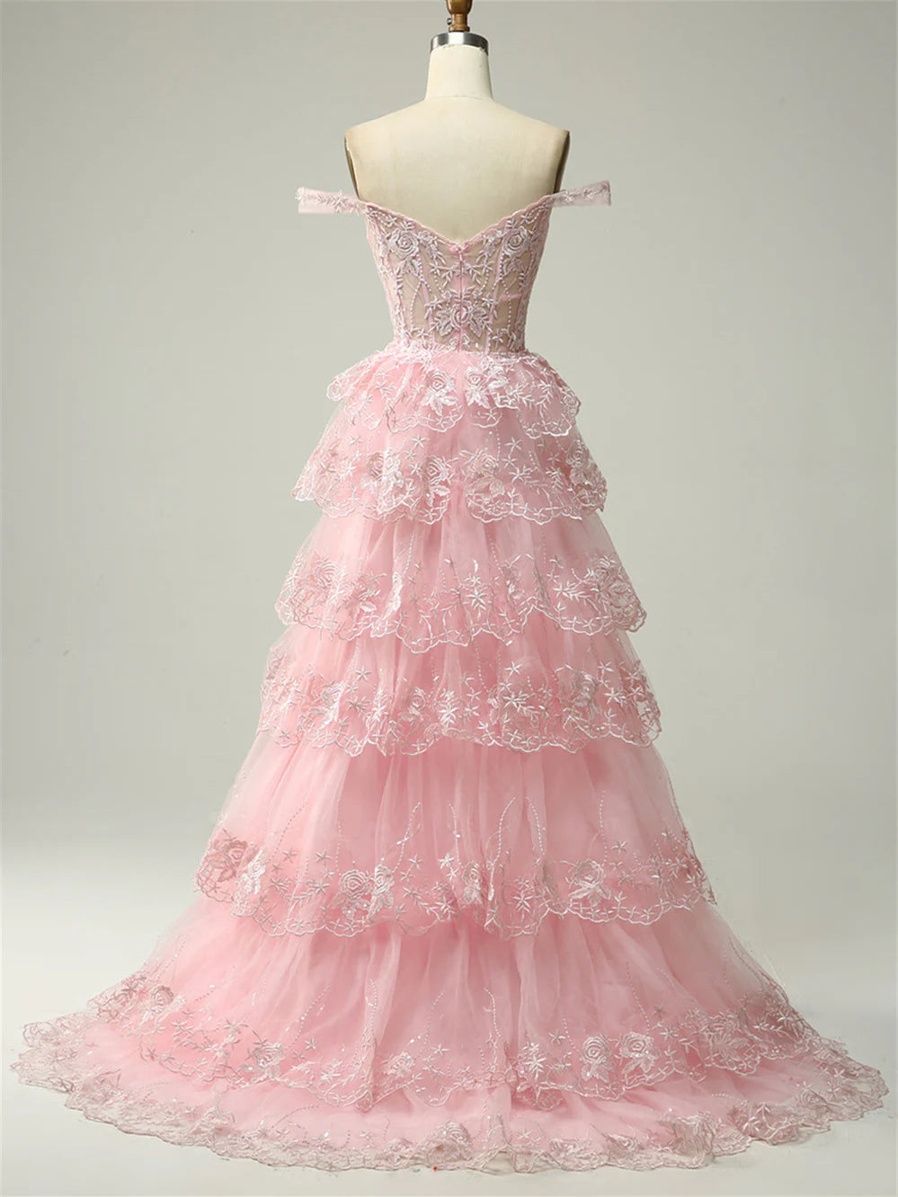 Wholesa A-Line Sweetheart Off The Shoulder Sleeveless Floor-Length Evening Dress