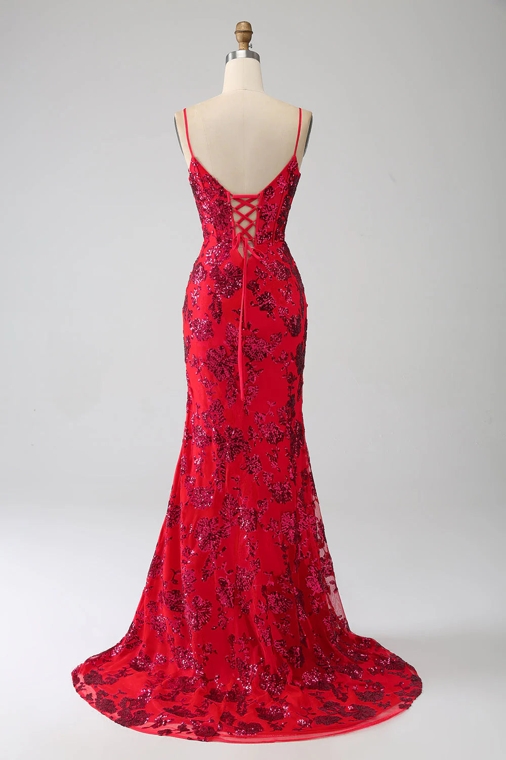 Wholesa Mermaid Sequins Prom Dress with Slit