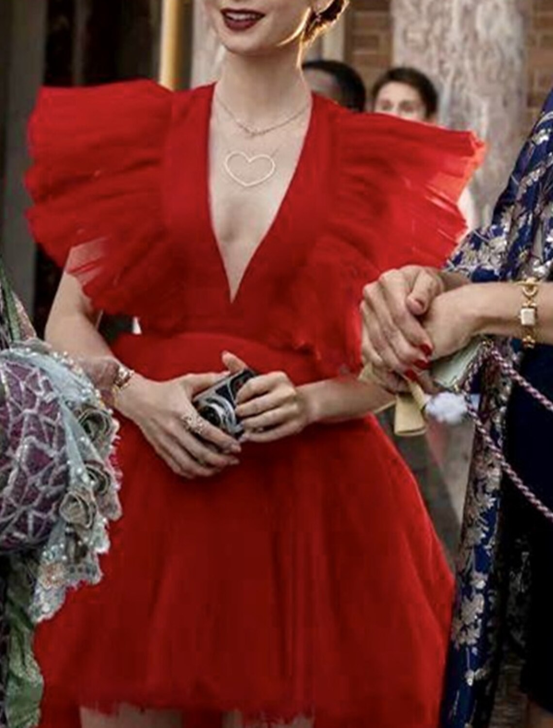 wholesale  A-Line Prom Dresses Vintage Dress Masquerade Party Wear Asymmetrical Sleeveless V Neck Tulle with Fringe