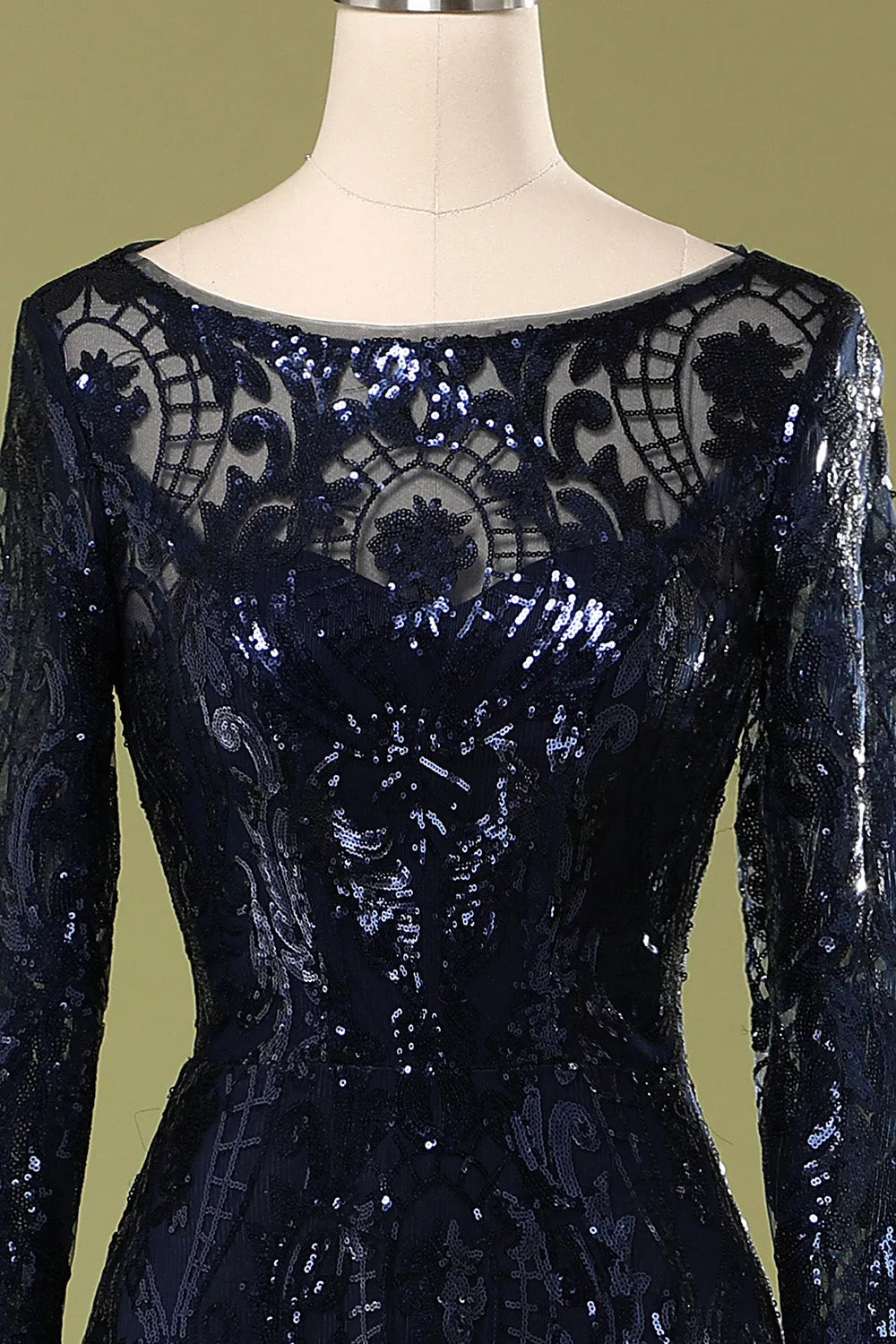 Wholesa A-line Long Sleeves Mother of the Bride Dresses