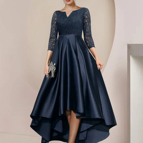 Flattering Lace High Low Plus Size Formal Dresses Womens Dusty Blue Prom Evening Pageant Long Off Flattering Lace High Low Plus Size Formal Dresses Womens Dusty Blue Prom Evening Pageant Long Off