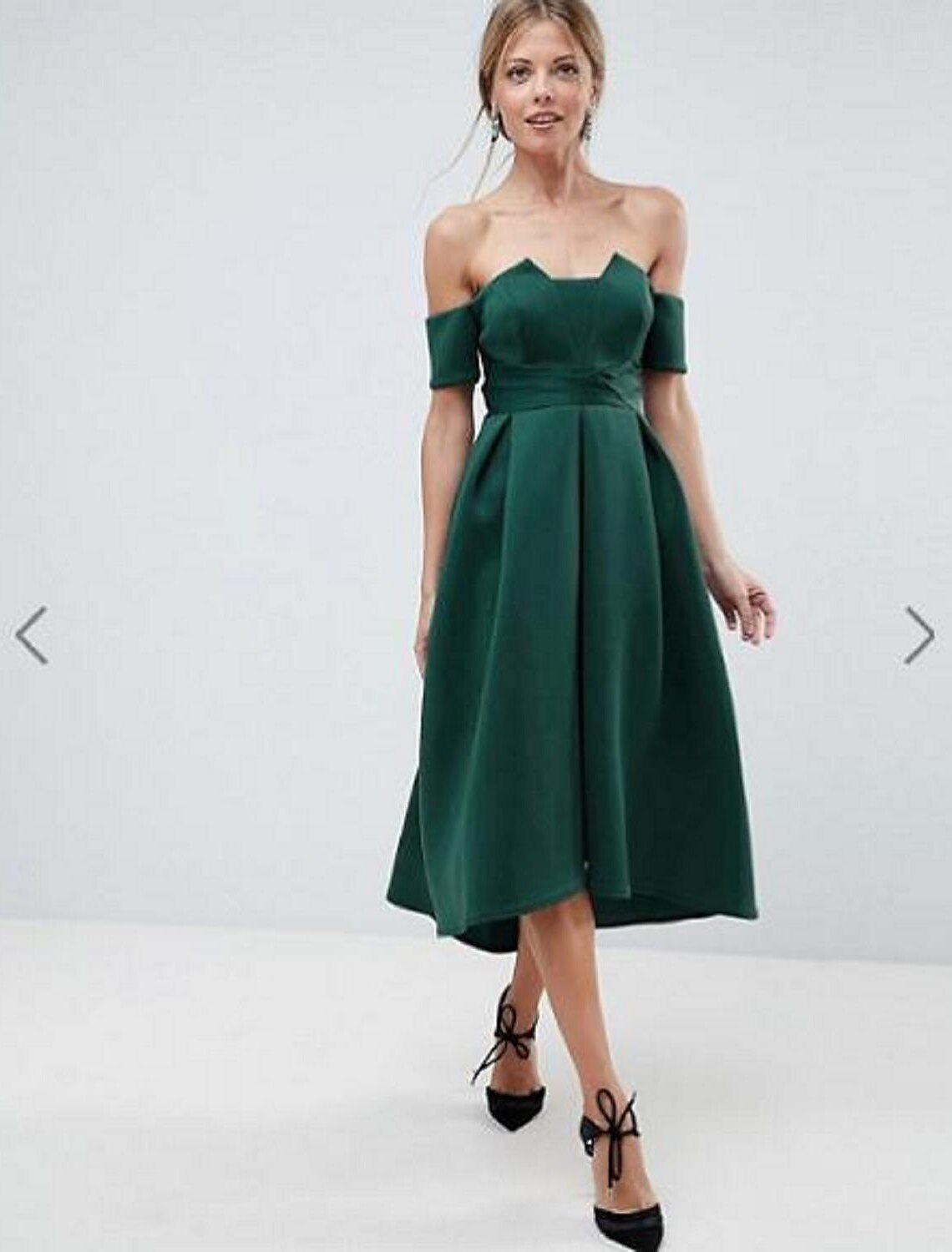 Wholesa  Princess / A-Line Bridesmaid Dress Off Shoulder Short Sleeve Tea Length Satin with Sash / Ribbon / Pleats / Ruched