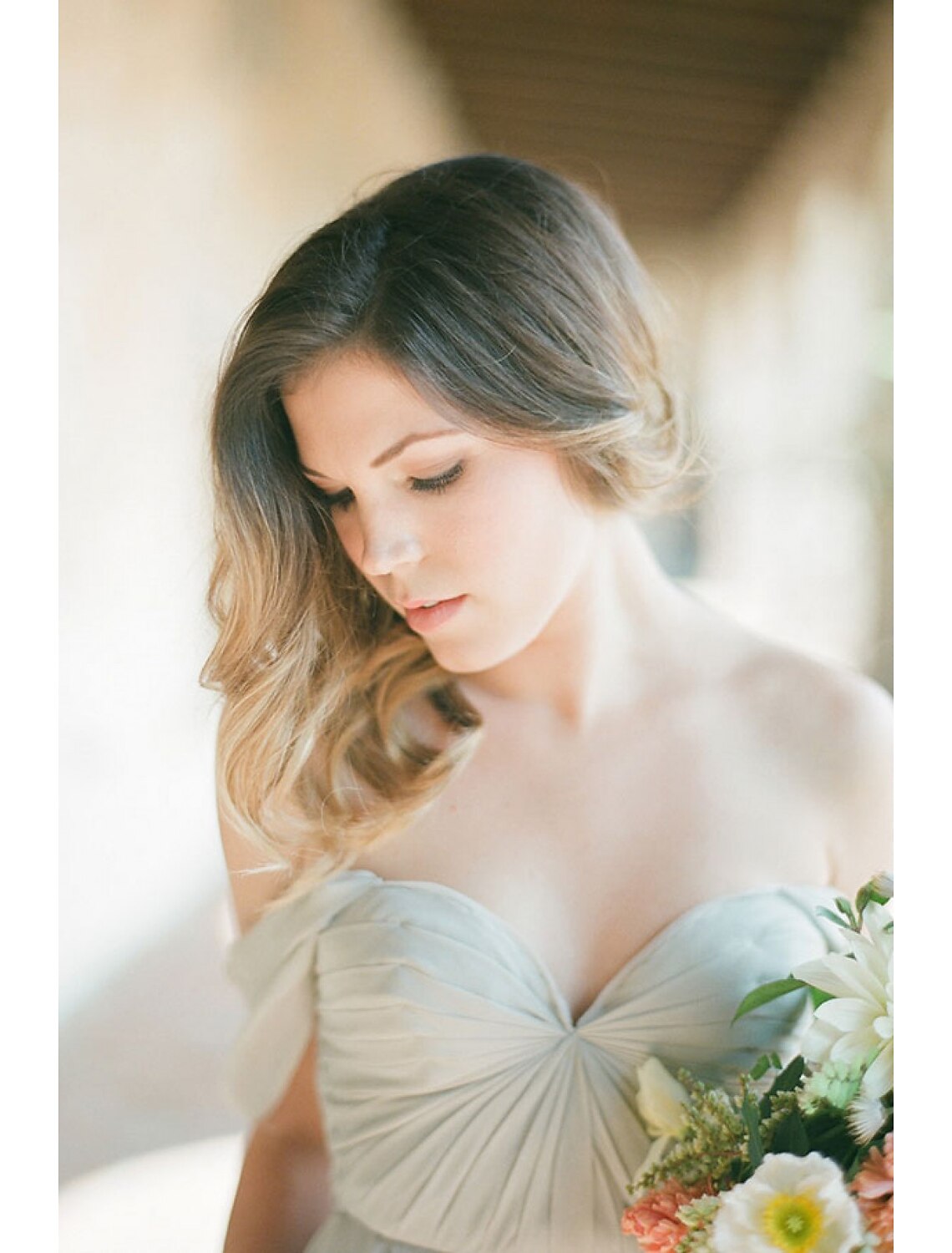 wholesale  A-Line Bridesmaid Dress Sweetheart Neckline Short Sleeve Furcal Floor Length Chiffon with Pleats / Split Front