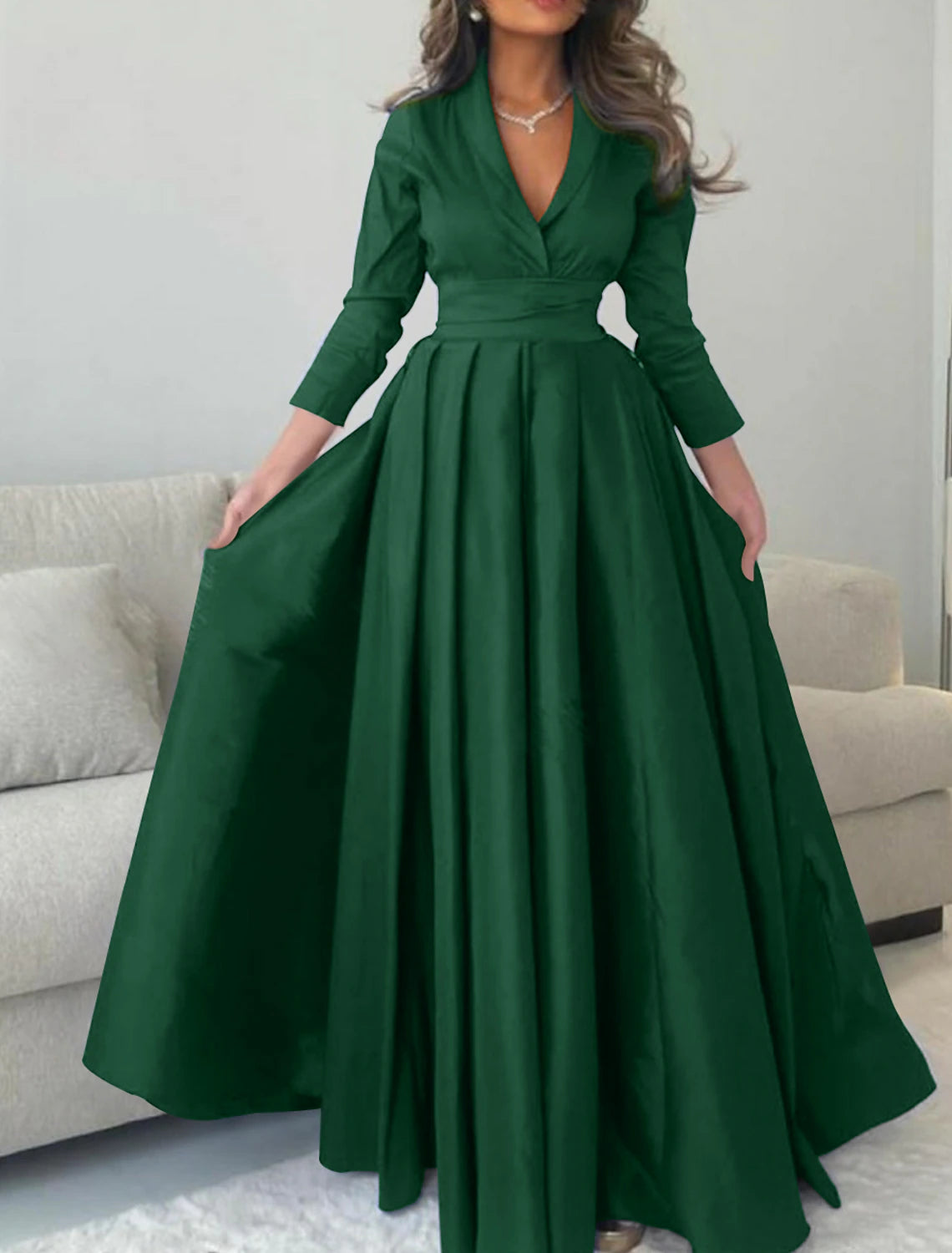 Wholesa Satin A-Line Evening Gown Green Elegant Dress Formal Champagne CNTNZ Dresses Wholesale Wholesa Satin A-Line Evening Gown Green Elegant Dress Formal Champagne CNTNZ Dresses Wholesale