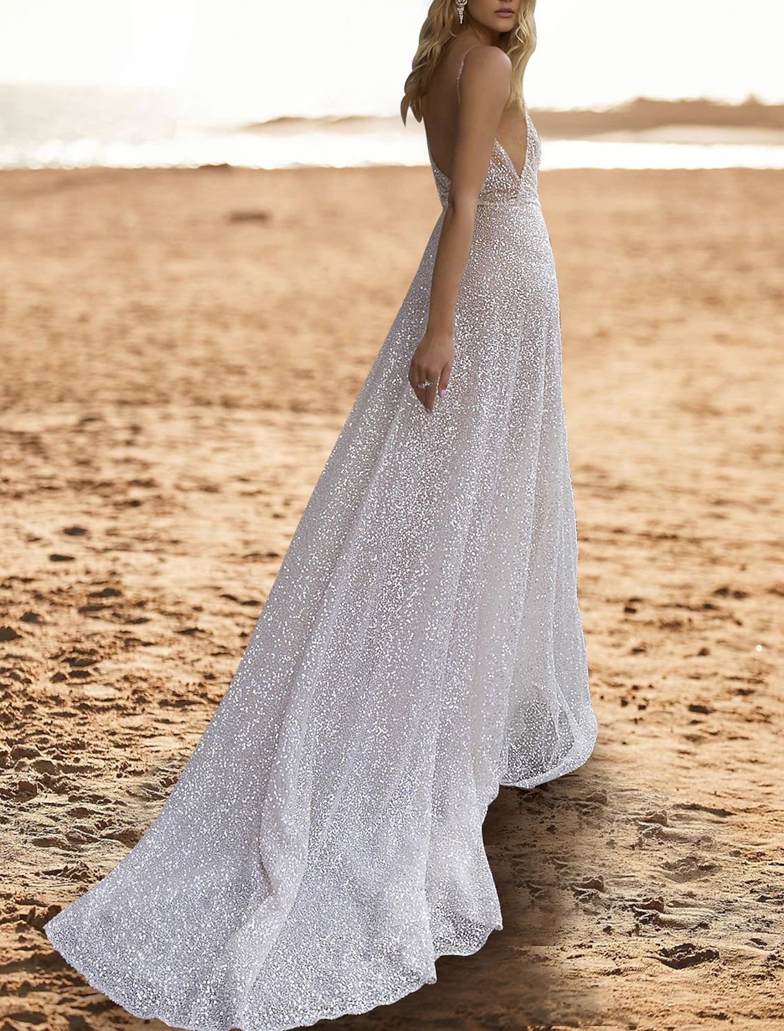 Wholesa Beach Open Back Casual Wedding Dresses A-Line Camisole V Neck CNTNZ Dresses Wholesale Wholesa Beach Open Back Casual Wedding Dresses A-Line Camisole V Neck CNTNZ Dresses Wholesale