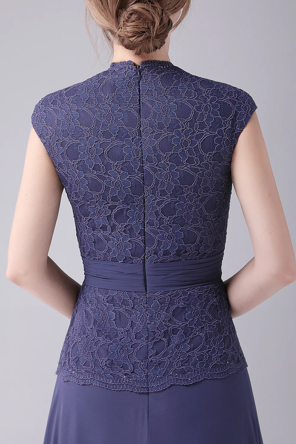 Wholesa A-line V-neck Floor Length Mother of the Bride Dress