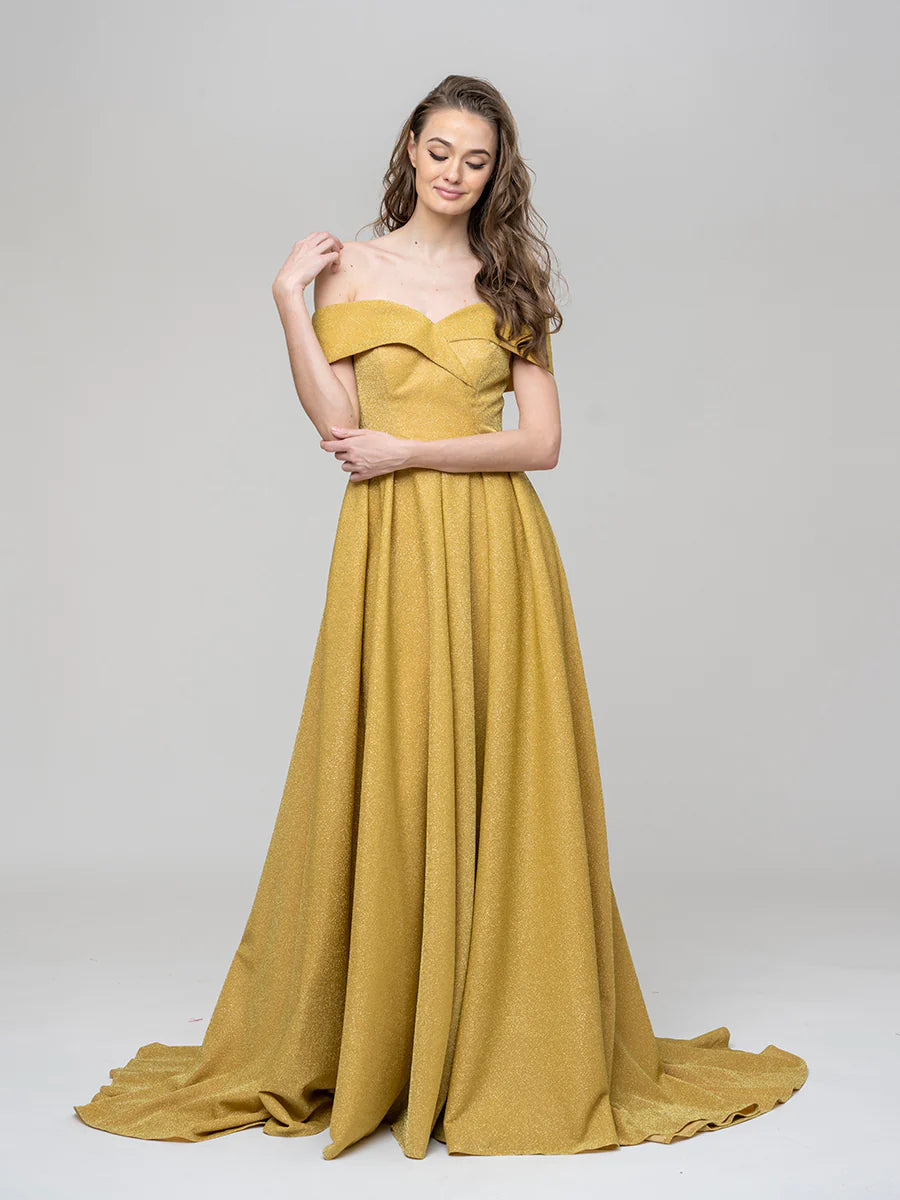 Wholesa Off The Shoulder Sweetheart A Line Long Prom Dresses