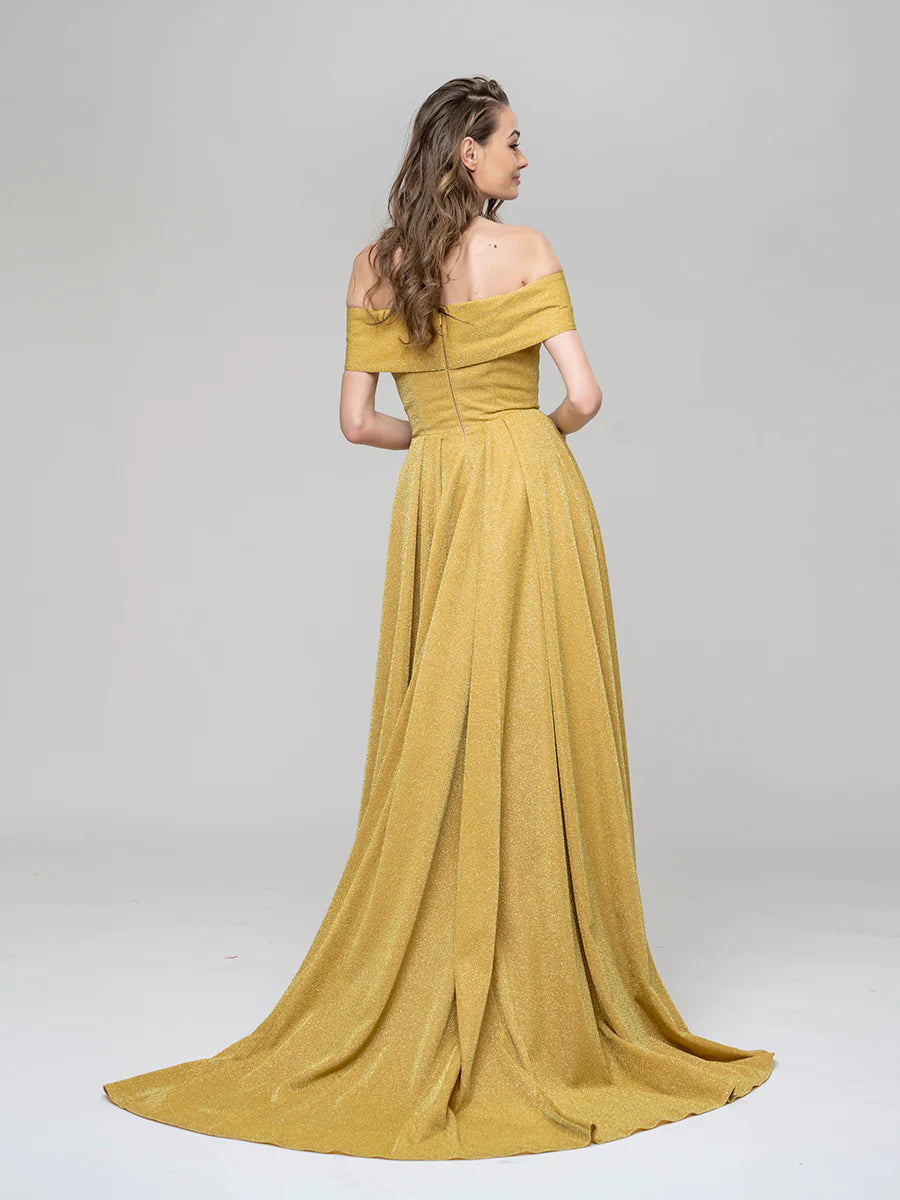 Wholesa Off The Shoulder Sweetheart A Line Long Prom Dresses