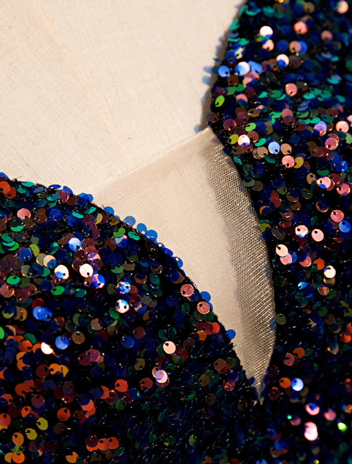 wholesale   Mermaid / Trumpet Mother of the Bride Dress Wedding Guest Elegant Sparkle & Shine Off Shoulder Sweep / Brush Train Sequined Cap Sleeve with Solid Color