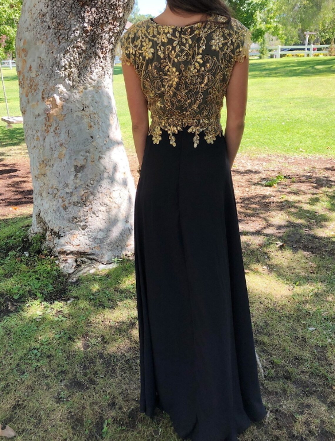 Wholesa Sheath / Column Mother of the Bride Dress Elegant Plus Size Jewel Neck Floor Length Chiffon Lace Short Sleeve with Appliques Ruching