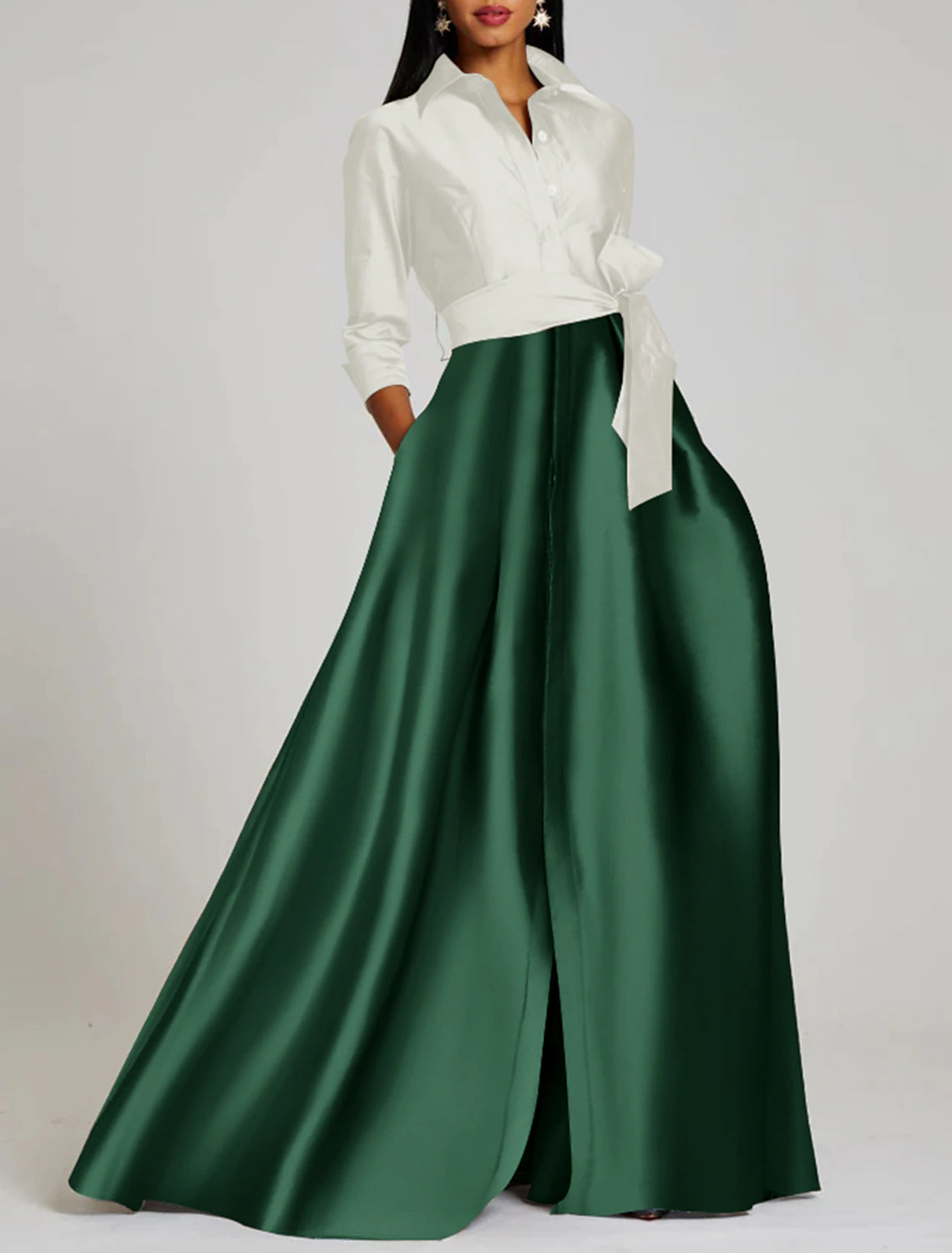 Wholesa A-Line Evening Gown Elegant Dress Formal Floor Length 3/4 Leng CNTNZ Dresses Wholesale Wholesa A-Line Evening Gown Elegant Dress Formal Floor Length 3/4 Leng CNTNZ Dresses Wholesale