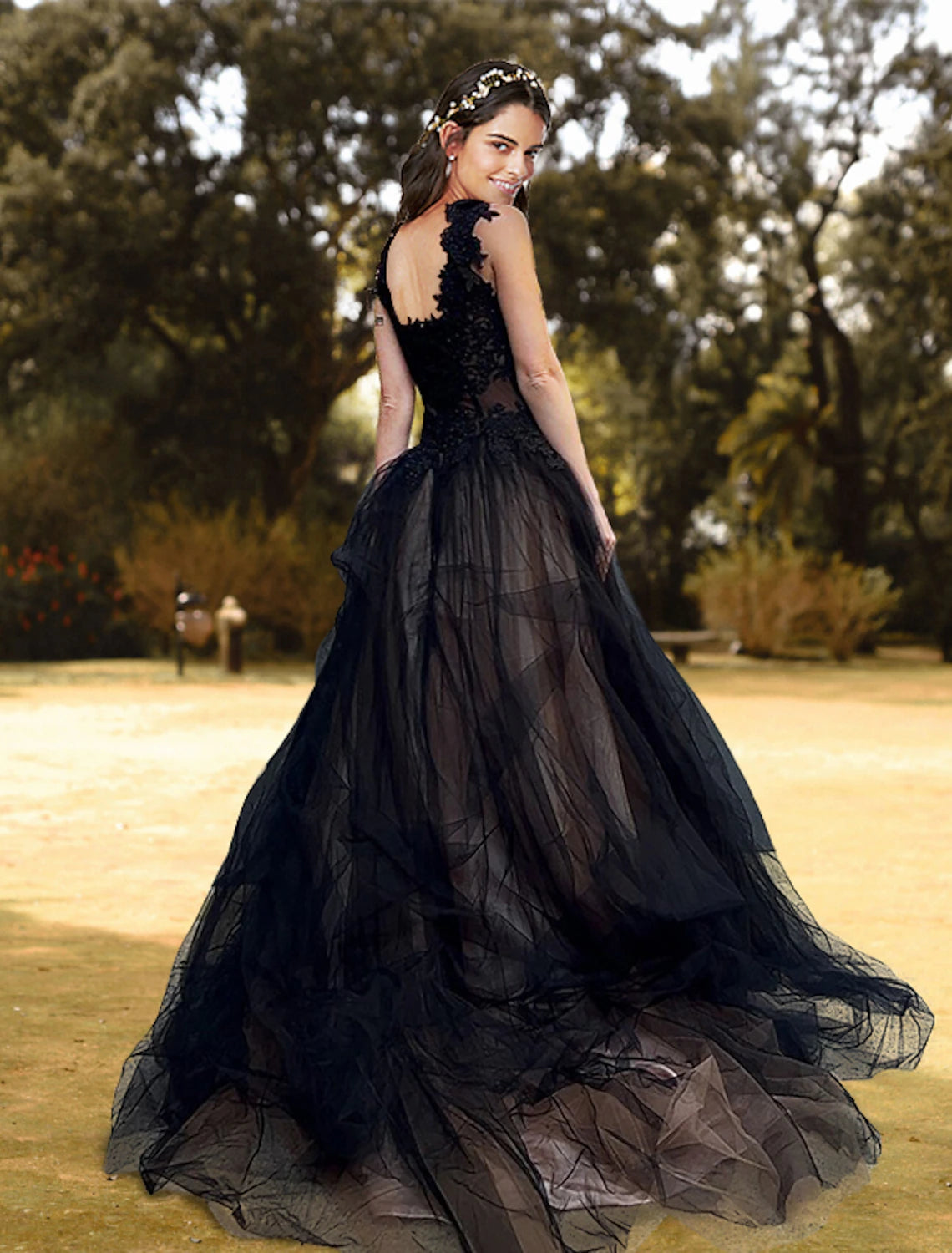 wholesa Ball Gown Prom Dresses Corsets Dress Prom Formal Evening Court Train Sleeveless V Neck Lace with Pleats Appliques